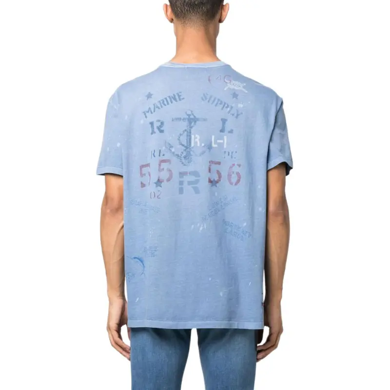 Polo Ralph Lauren SS23 T Shirt Men's Blue-2
