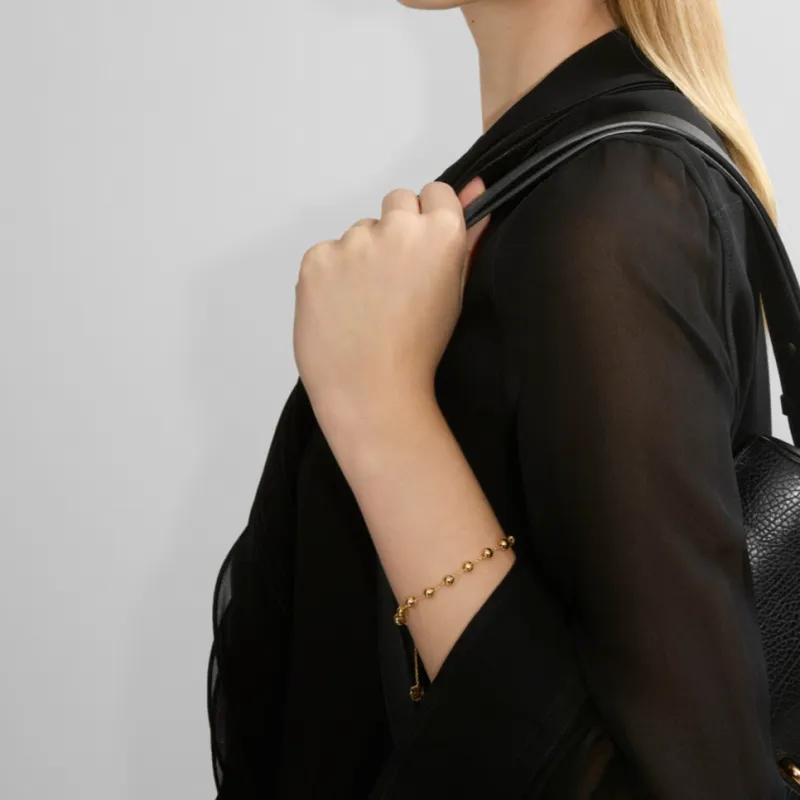 Burberry Brass Gold Plated Bracelets Unisex Gold-2