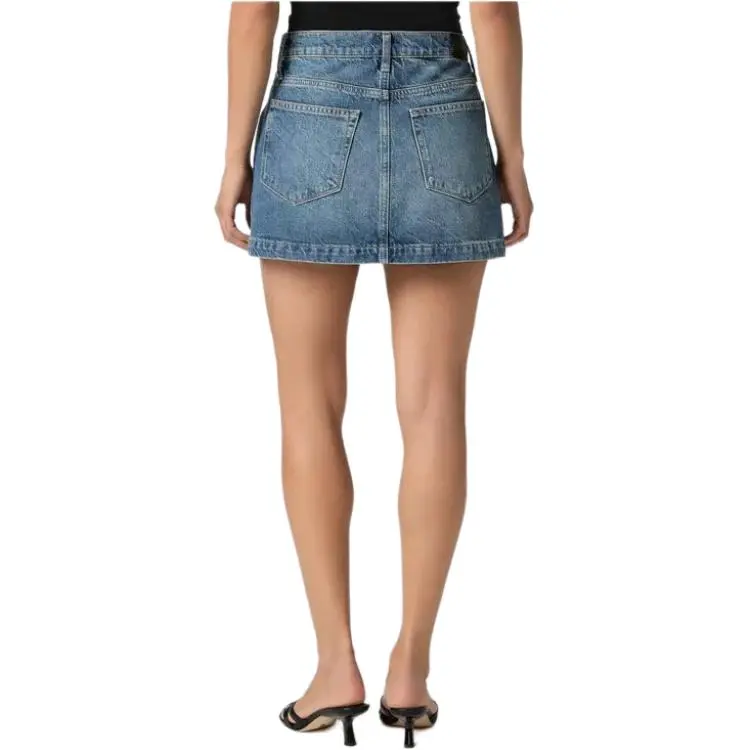 PAIGE Denim Short Skirts Women's Blue-1