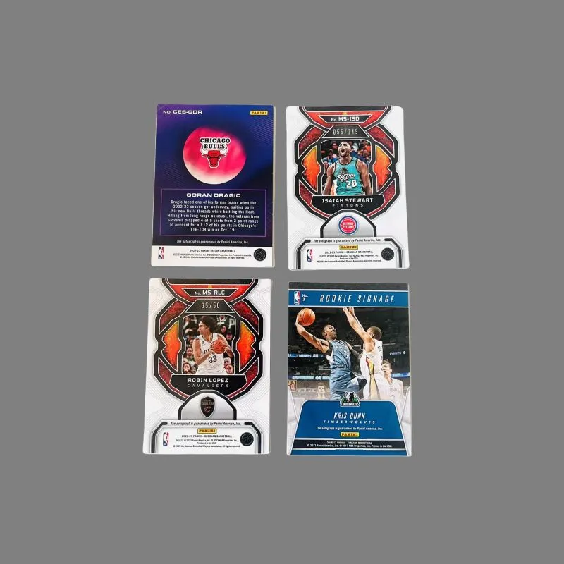 PANINI Dragić Stewart López Dunn Signature 4 Piece Combination Player Card Access Pass Sports Cards 4 Pcs-3