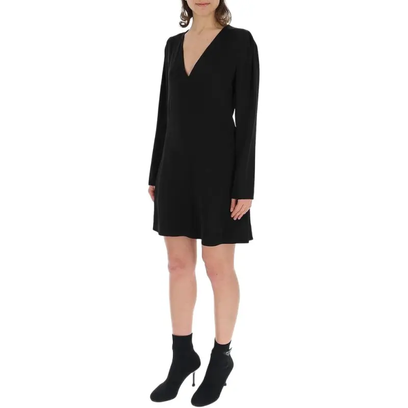 Givenchy Long Sleeved Dress Women's Black-2