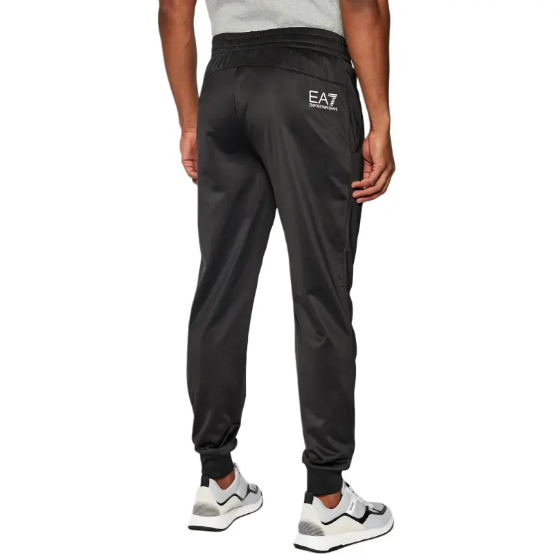EMPORIO ARMANI EA7 SS22 Knitted Sports Pants Men's Black-5