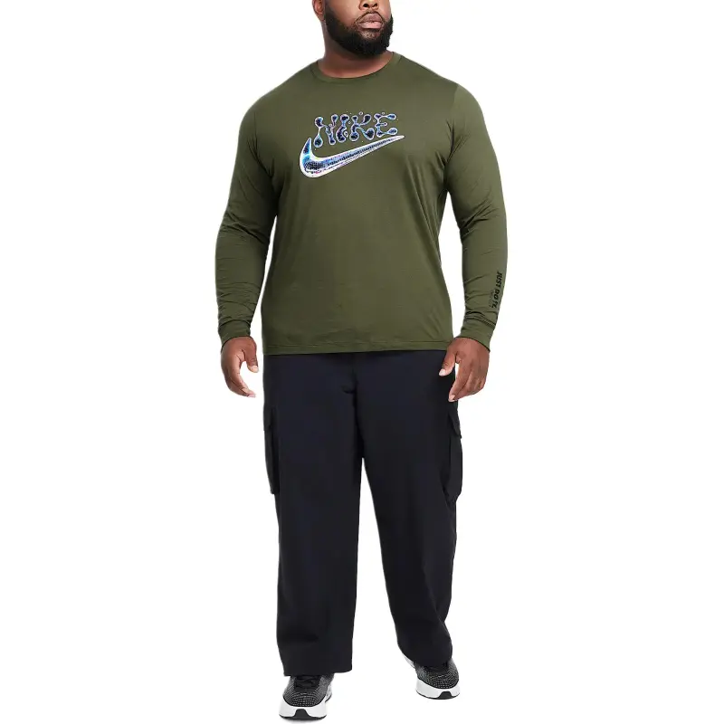 Nike Sportswear Club Long Sleeve T Shirt-2