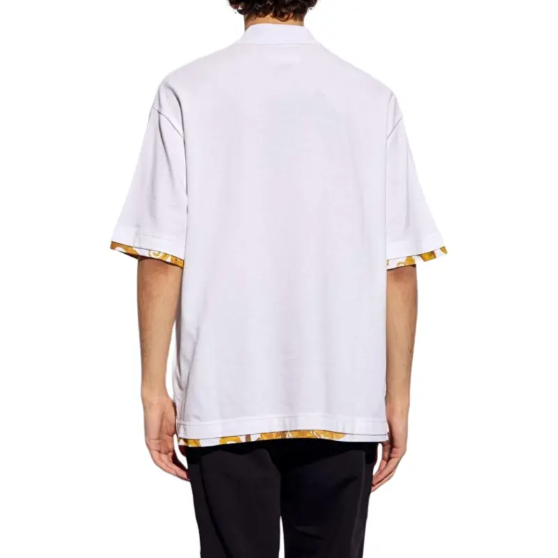 VERSACE JEANS COUTURE Logo Embroidered Short Sleeved Polo Shirt-3