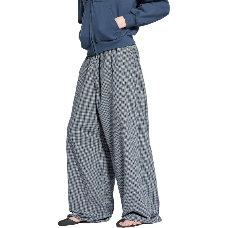 Balenciaga FW25 Casual Pants Loose Fit Men's Blue-5