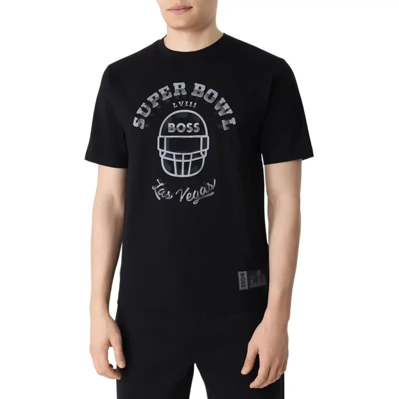 HUGO BOSS T Shirts Men Black-2