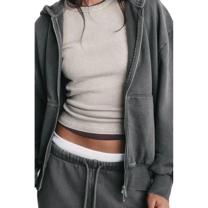 ZARA Sweatshirt Women's Carbon Gray-4