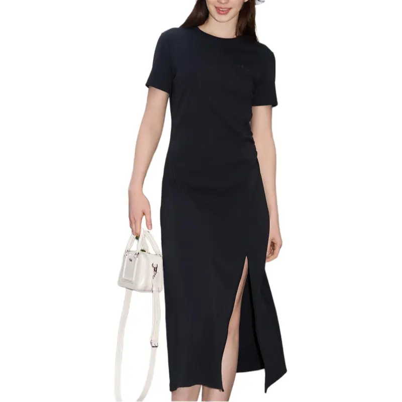 FILA ORIGINALE Short Sleeved Dress Women's Jet Black-2
