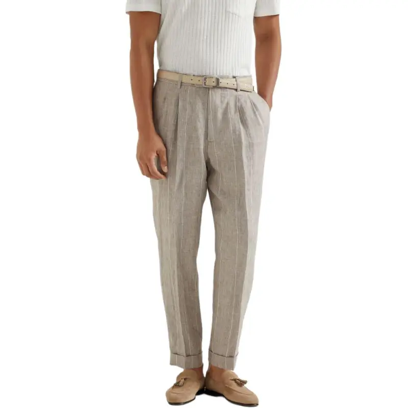 Brunello Cucinelli Striped Trousers-2