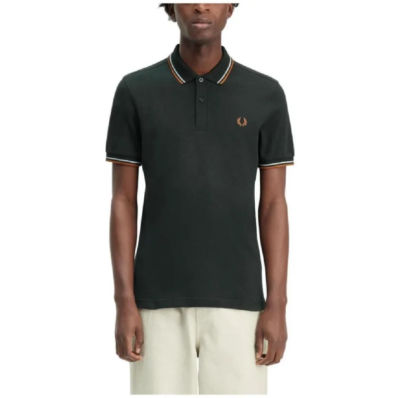 FRED PERRY Polo Shirt Men's Green-4