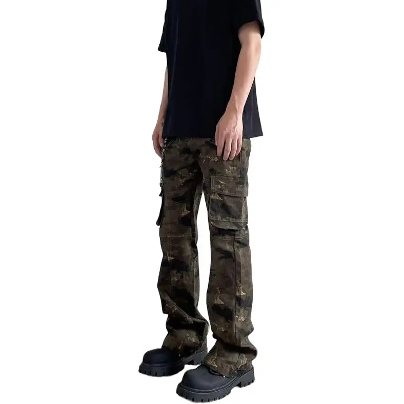 Concubine Zhu Jeans Unisex Camouflage-2
