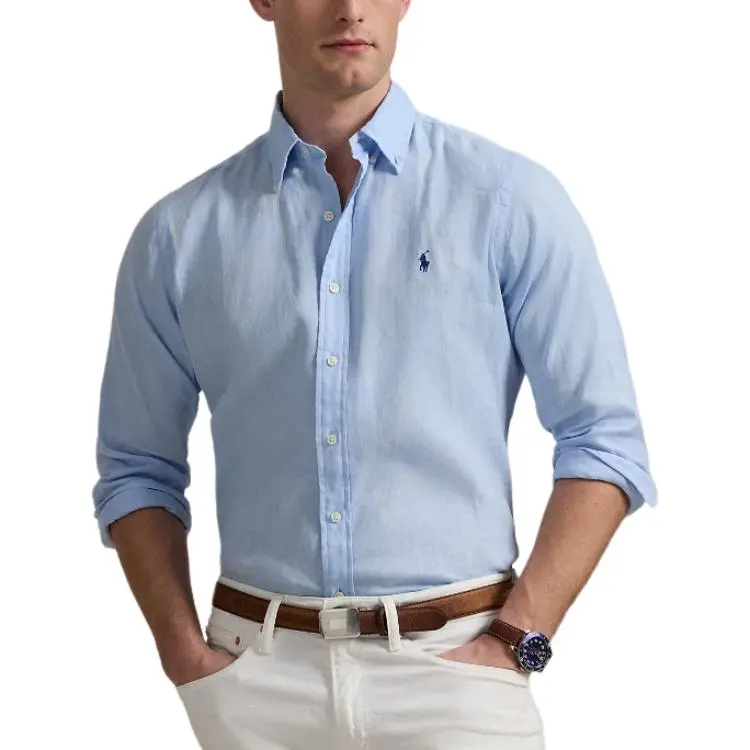 Ralph Lauren Shirts Men Blue-2