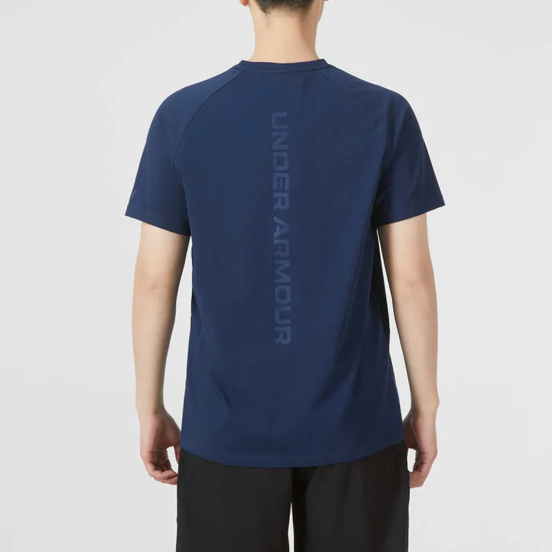 Under Armour T Shirt Men's Collegiate Blue-3