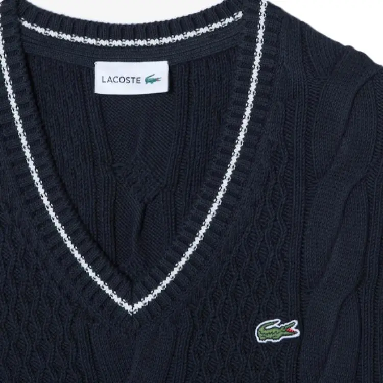 LACOSTE Tank Tops Men's Marine Blue-2