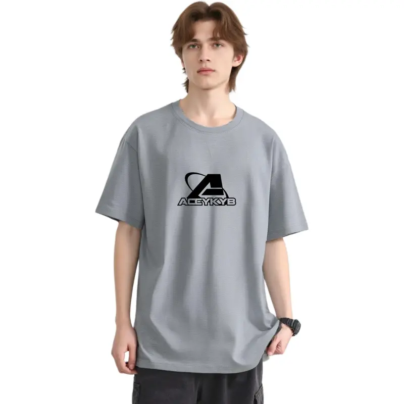 YK&YB T Shirts Unisex Heather Gray-3