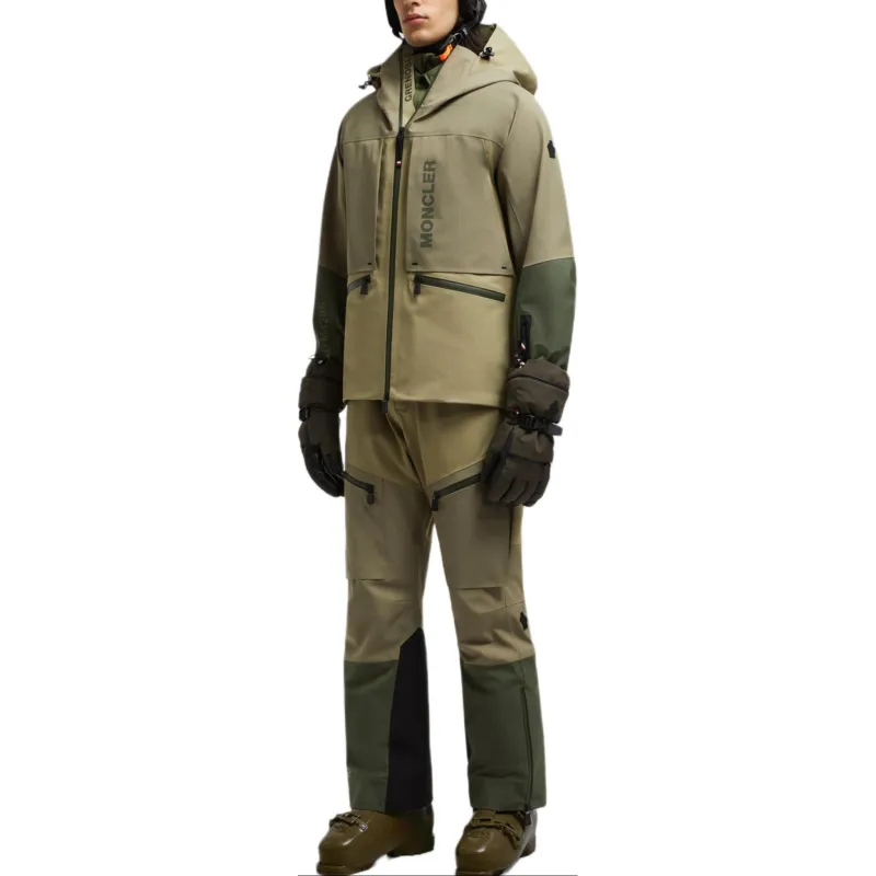 Moncler Grenoble Logo Printed Hooded Jacket-1