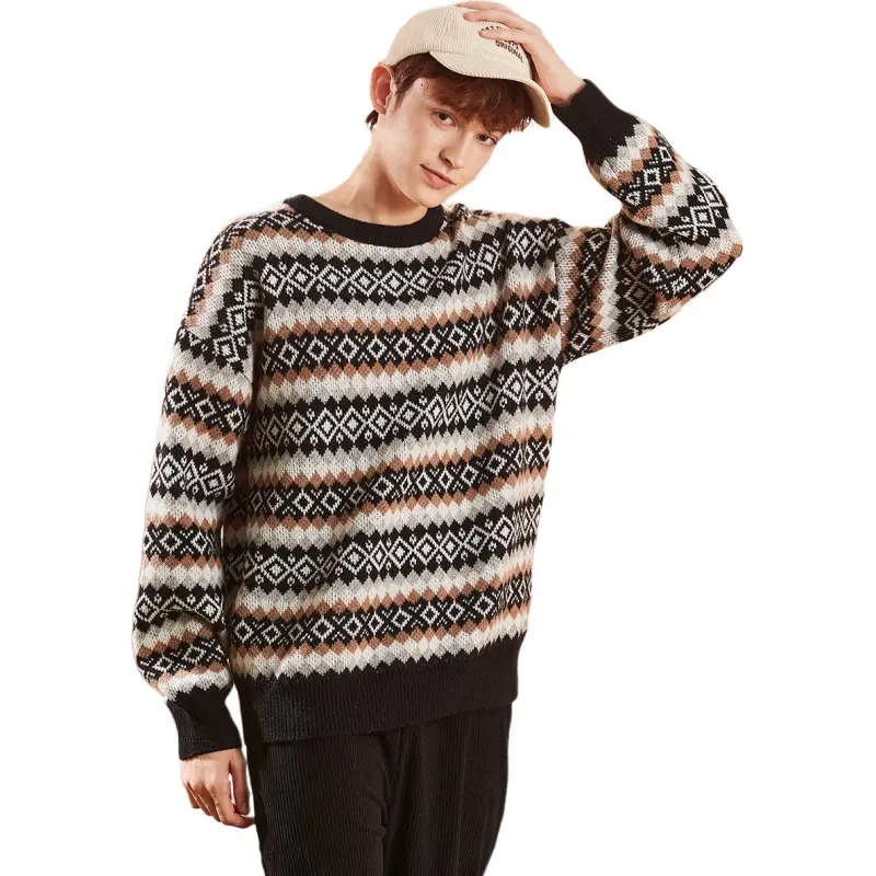 Tonlion Sweaters Men Black-5
