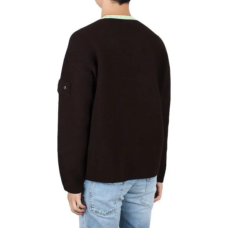 STONE ISLAND Sweaters Men Red Brown-4