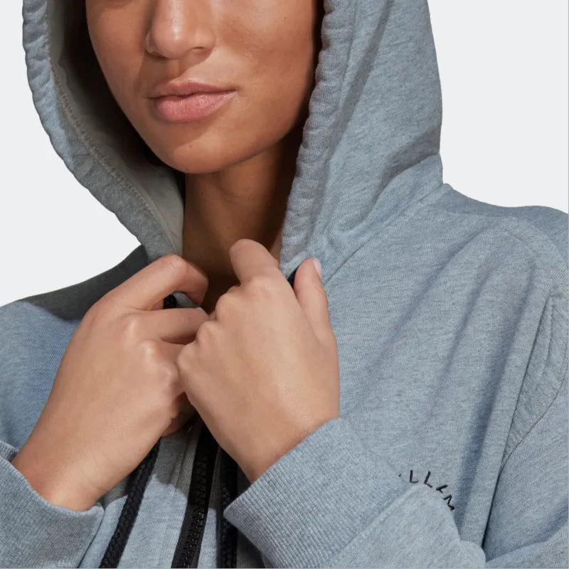 adidas By Stella McCartney Logo-embroidered Zip-up Hoodie-5