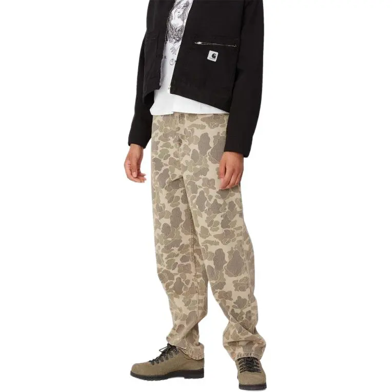 Carhartt WIP Duck Camo Landon Pant Bleached Black-3