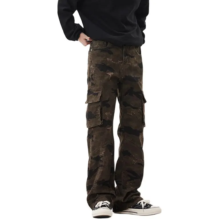 FOREVER 21 Cargo Pants Men's Camouflage-2