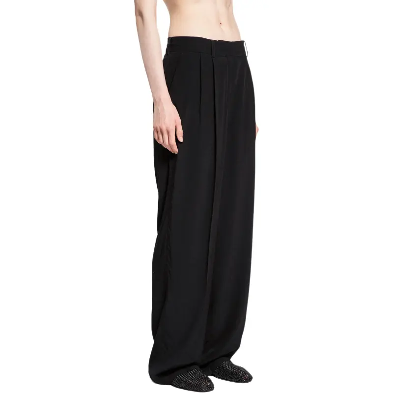 TOTEME Double Pleat Summer Trousers-1