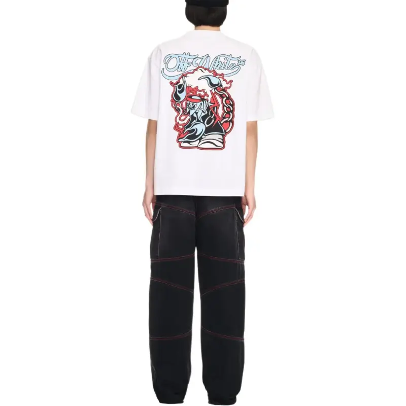 OFF-WHITE Scorpio Skate Short-Sleeve Tee -4