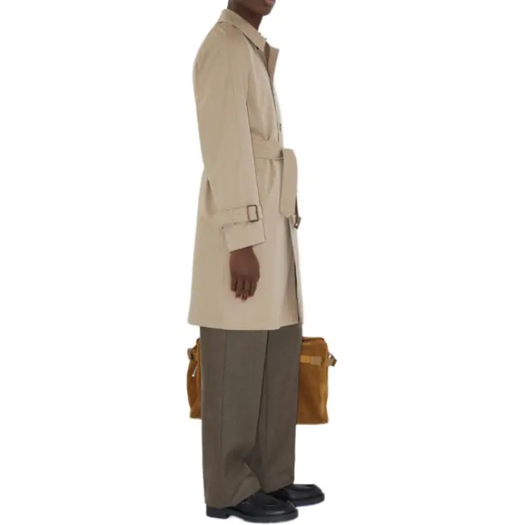 Burberry Single Breasted Belted Trench Coat-3