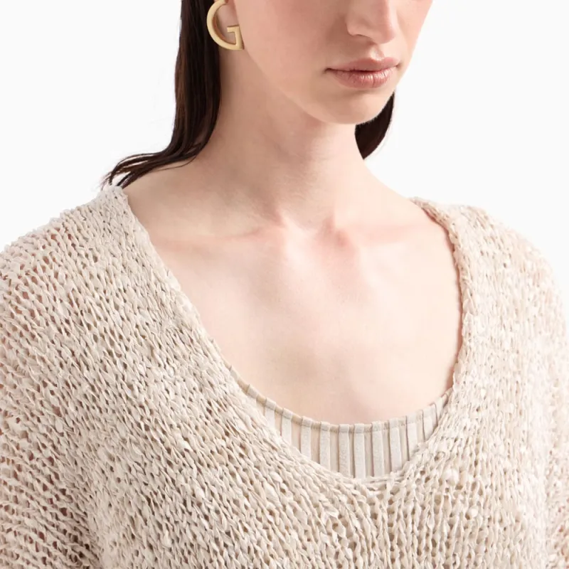 GIORGIO ARMANI Silk Jersey Jumper-4