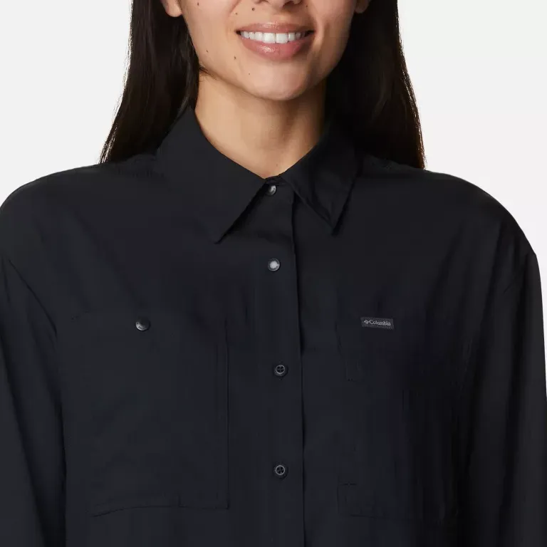 Columbia Silver Ridge Shirt Women's Black-3