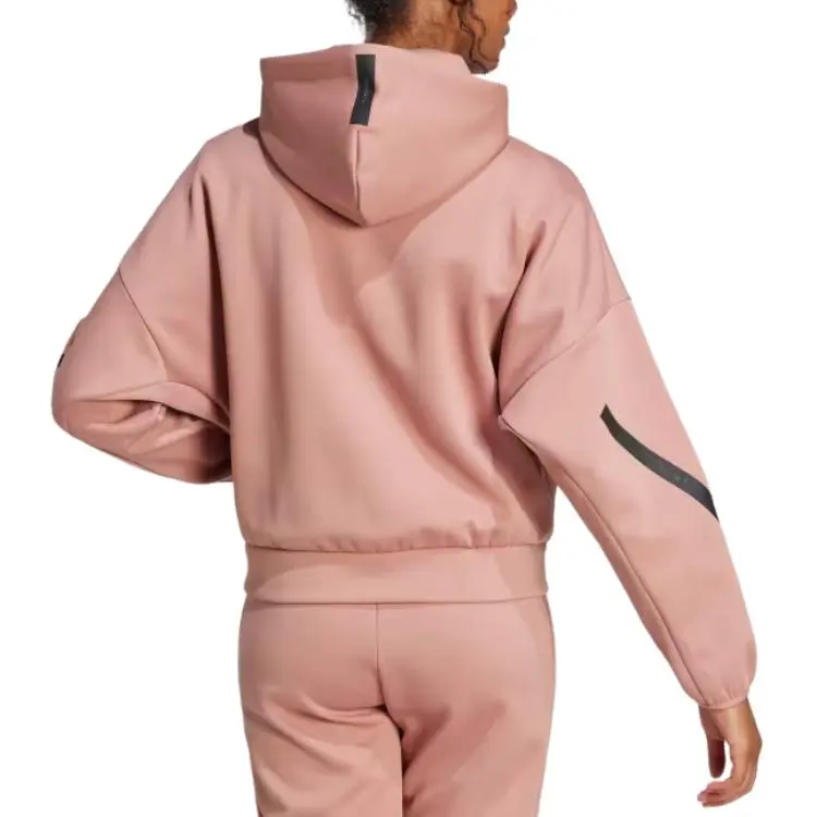 Adidas Z.N.E. Full Zip Hoodie Warm Clay-3
