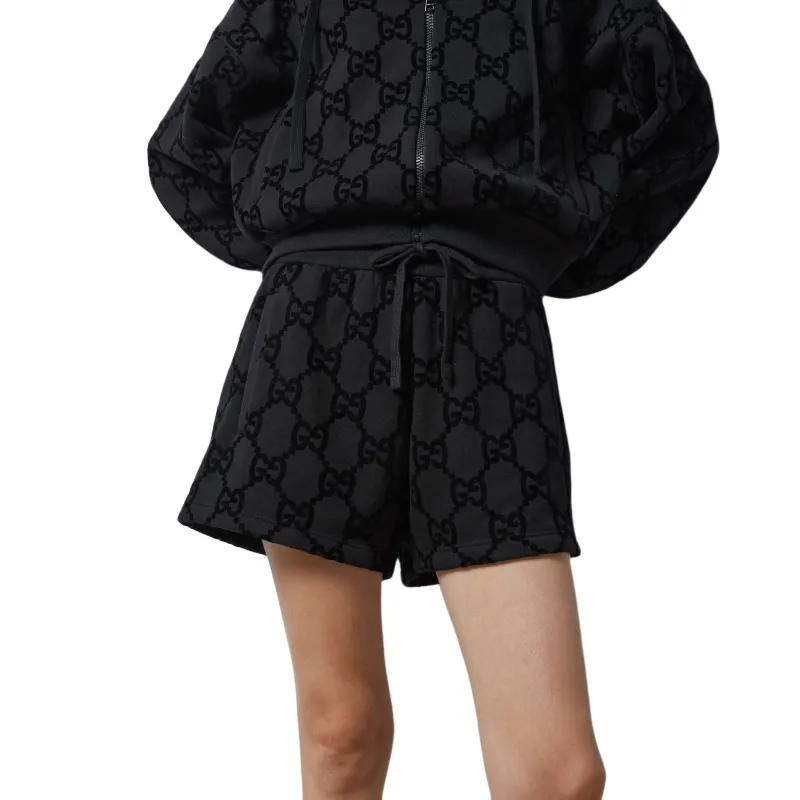GUCCI Interlocking G Drawstring Shorts-2