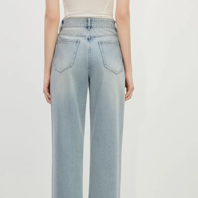FANSILANEN Jeans Women's Moonlight Stone Gray-1