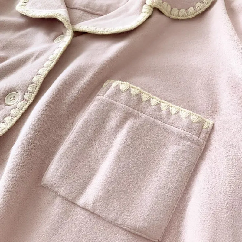 WANANNI Pajama Set Women's Light Pink-3