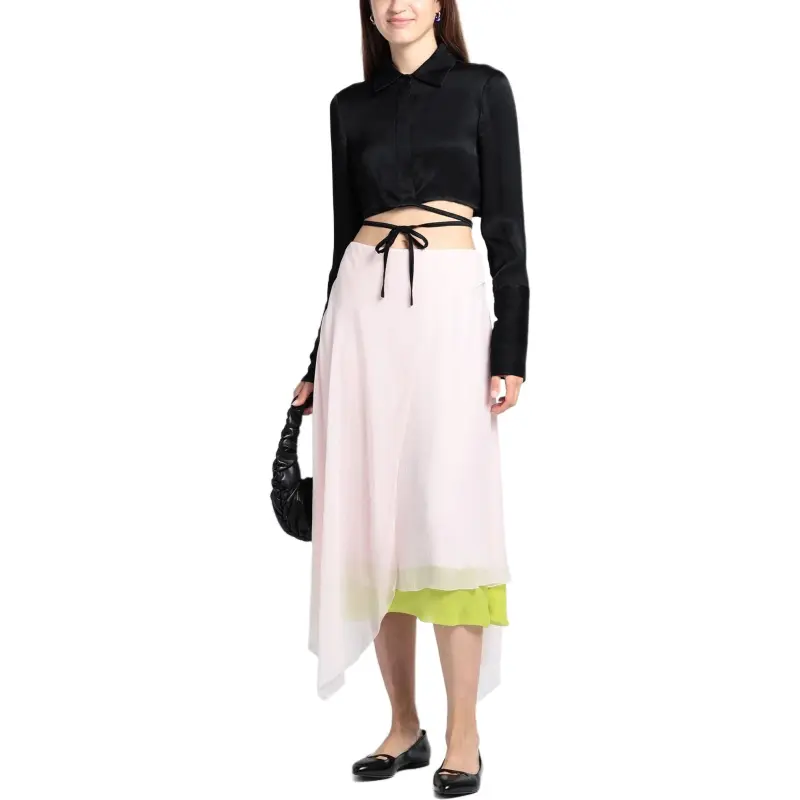 FENDI Casual Long Skirts Women's Pink-2