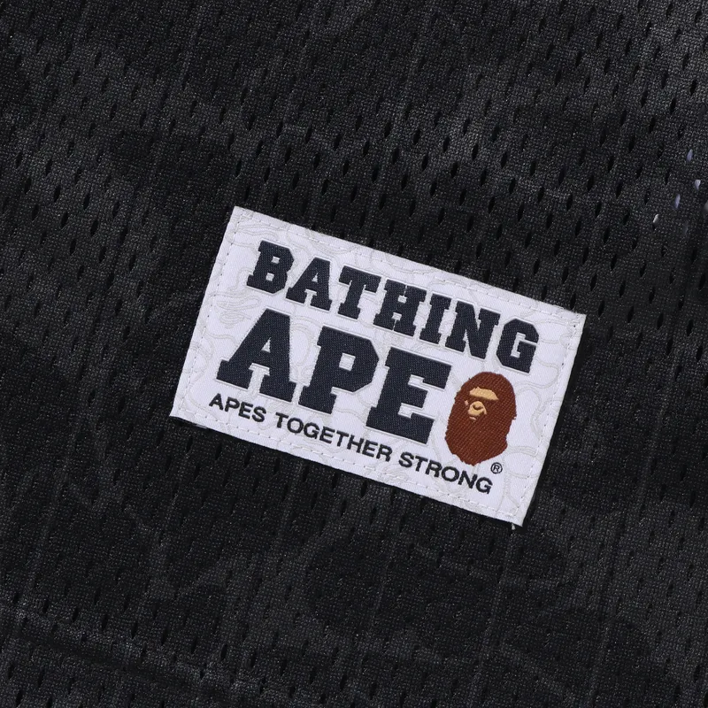 Bape Camo Stripe Baseball Logo Relaxed Fit Tee-2
