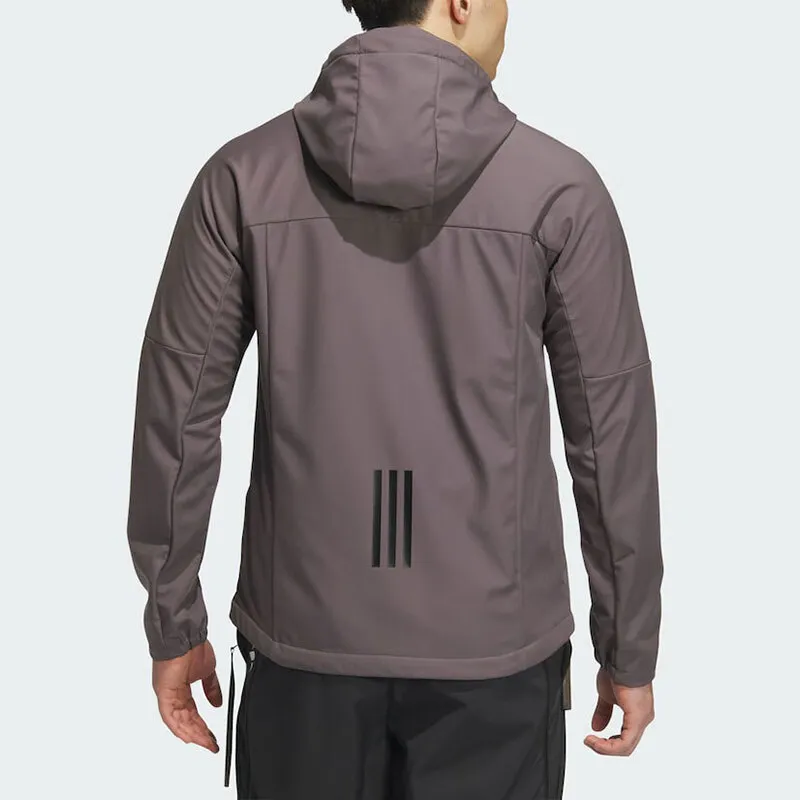 Adidas SOFTSHELL Jacket Unisex Charcoal Gray-3
