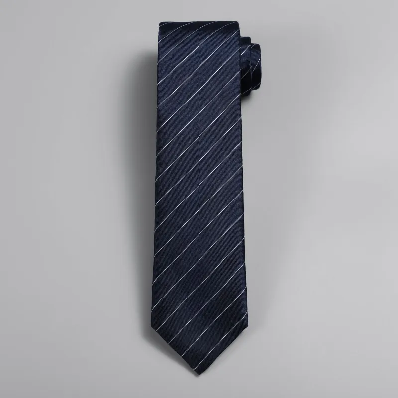 GOLDLION Mulberry Silk Ties Men's Royal Blue-6