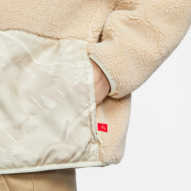 Nike Velvet feel Coat Men's Beach White-5