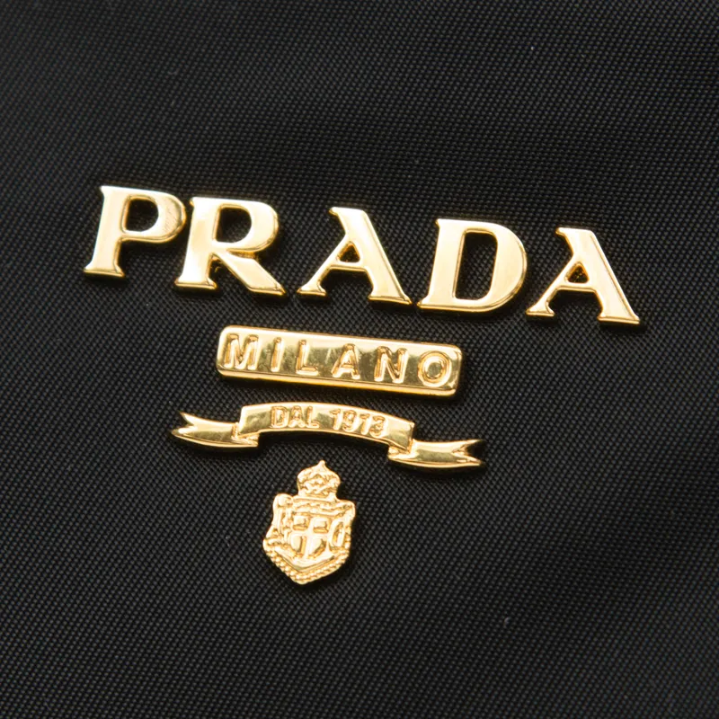 PRADA Canvas Bag, Shoulder Bag, Crossbody Bag, Handbag Women's Black-5