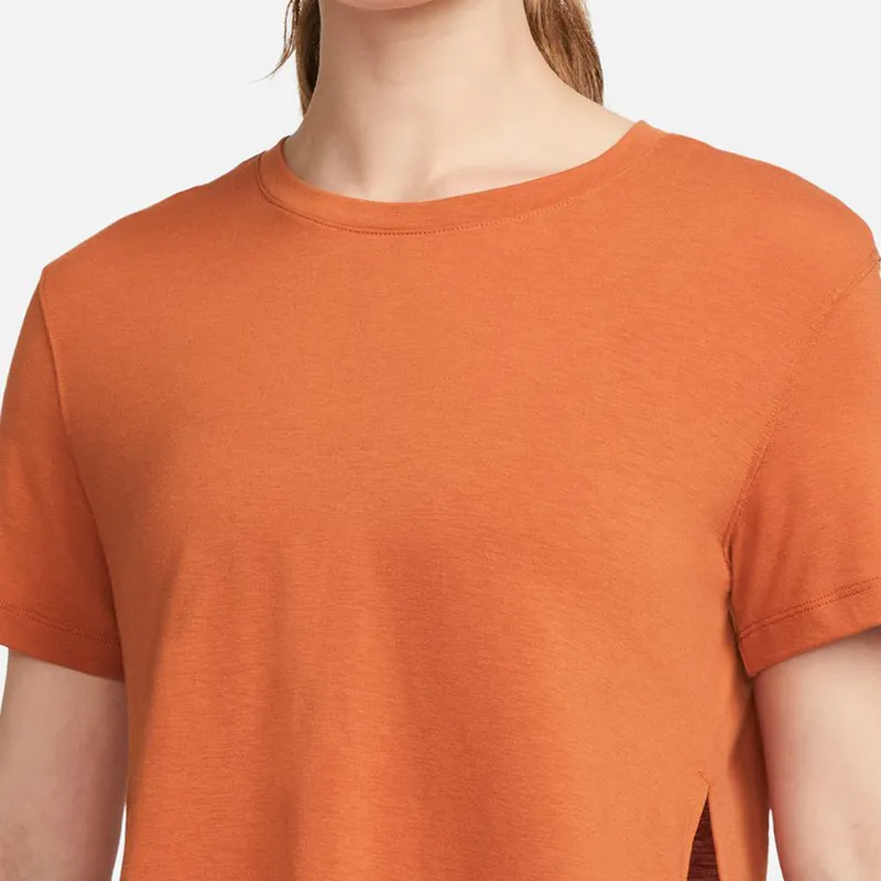 Nike T Shirts Women's Orange-1