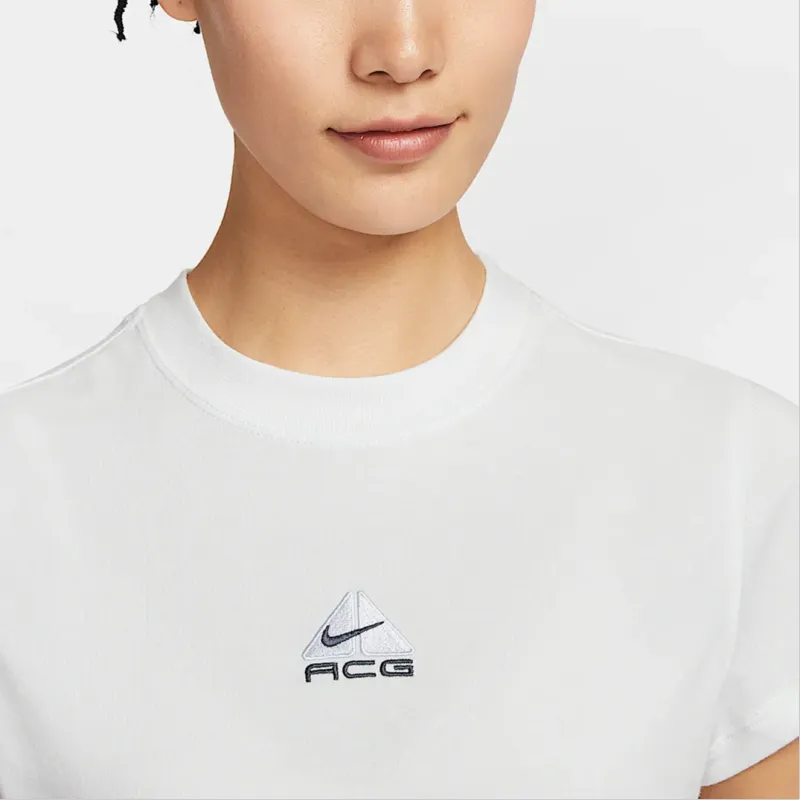 Nike ACG DRI FIT SS25 T Shirt Women's Mountain Peak White-4