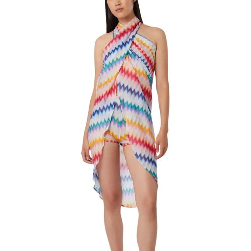 MISSONI Zigzag Cover-Up Lurex Trousers-4