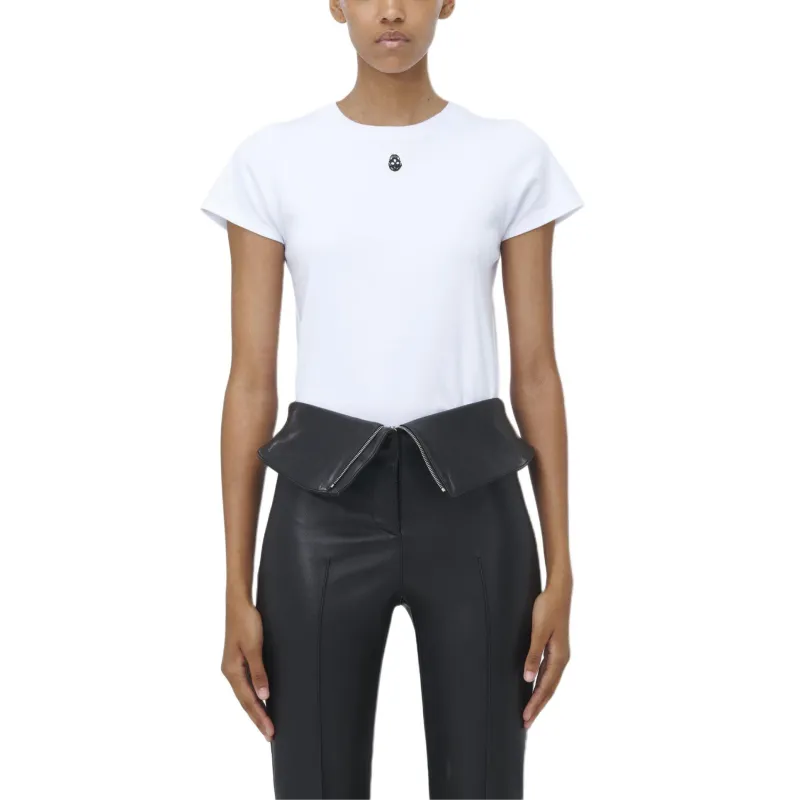 Alexander McQueen Embroidered Skull T Shirt-1