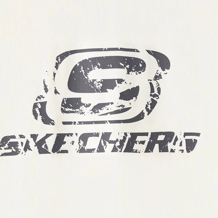 Skechers Sportlife T Shirt Unisex Marshmallow White-3