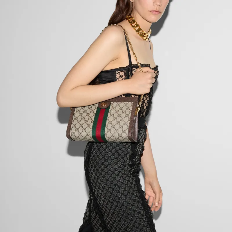 GUCCI Ophidia Small Retro Messenger Bag Shoulder Bag Brown-5