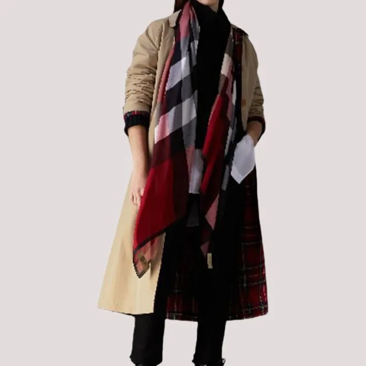 Burberry Knit Scarves Women's Red-1