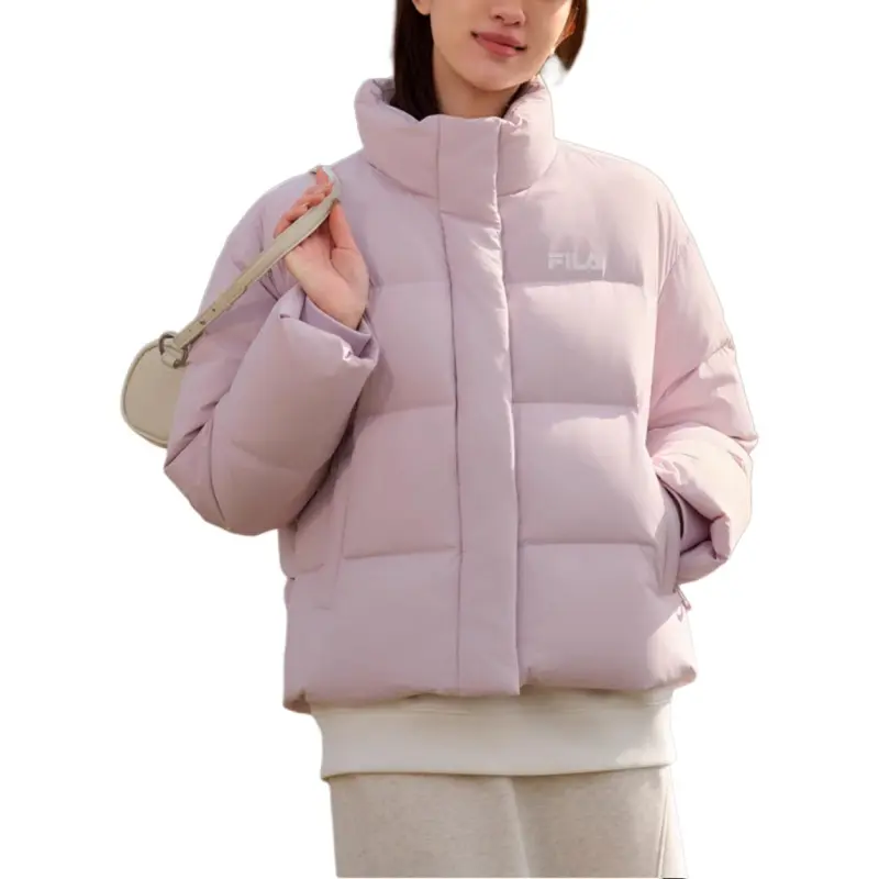 FILA Lifestyle Down Jacket Women's Dark Plum Pink-5