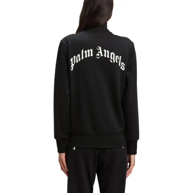 PALM ANGELS Logo Printed Zipped Track Jacket-2