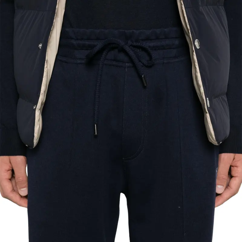 Brunello Cucinelli Drawstring Straight Leg Pants-4